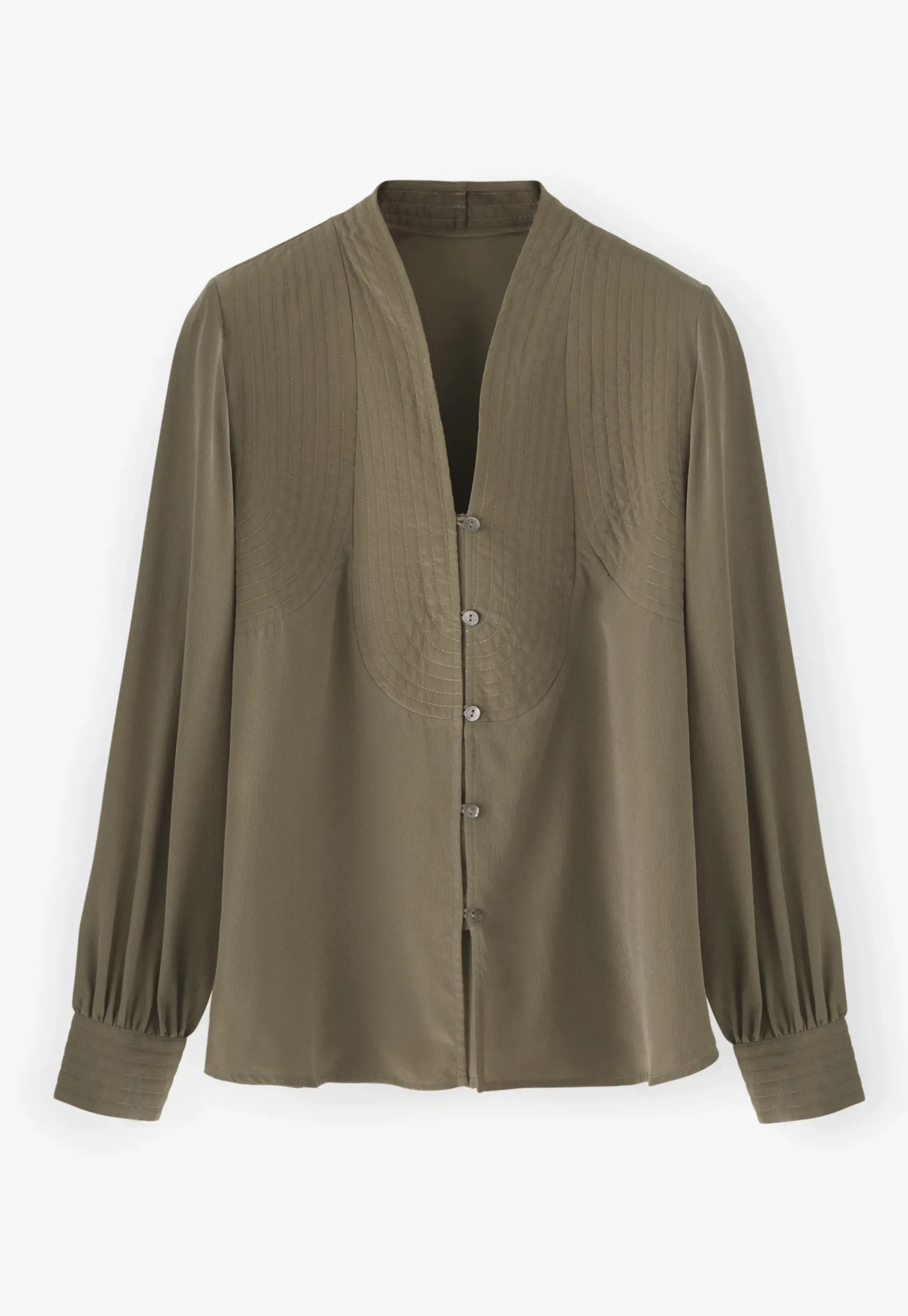 Stitch-Detail Blouse*Wrap London Cheap