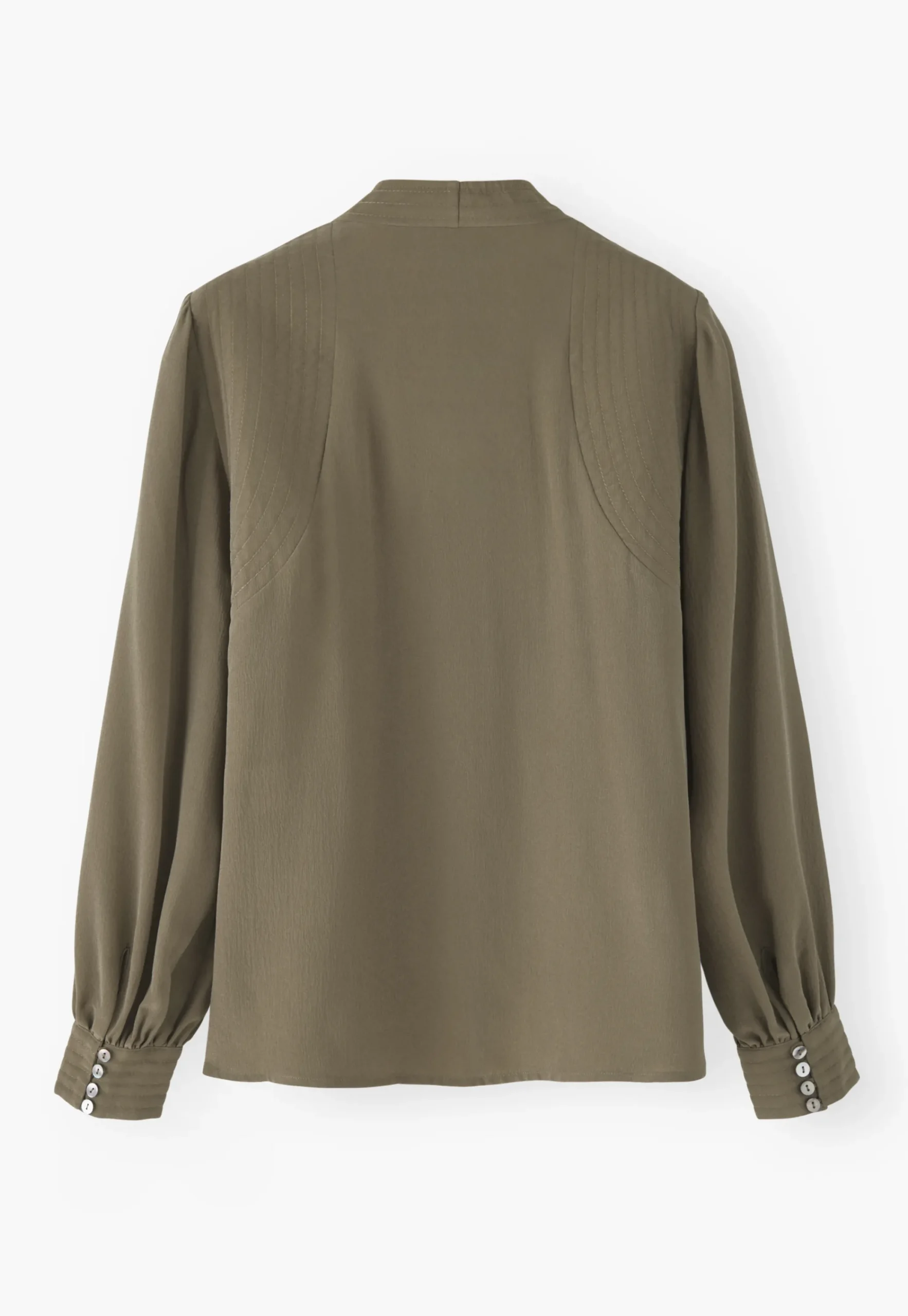 Stitch-Detail Blouse*Wrap London Cheap