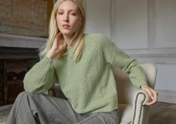 Stitch-Detail Sweater*Wrap London Outlet