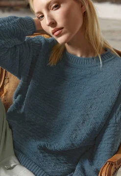 Stitch-Detail Sweater*Wrap London Cheap