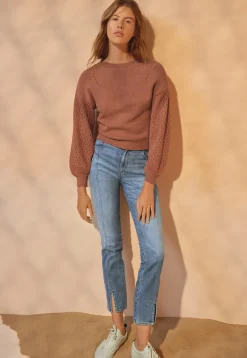 Straight Cropped Jeans*Wrap London Cheap