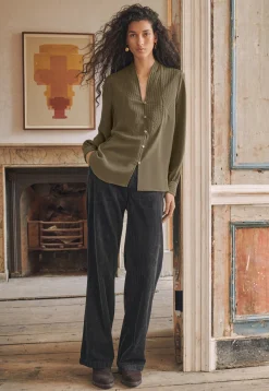 Straight-Leg Cord Trousers*Wrap London Best Sale