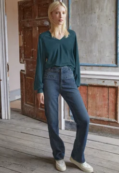 Straight-Leg Jeans*Wrap London Clearance