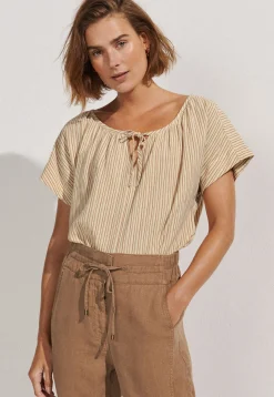 Striped Blouse*Wrap London Hot