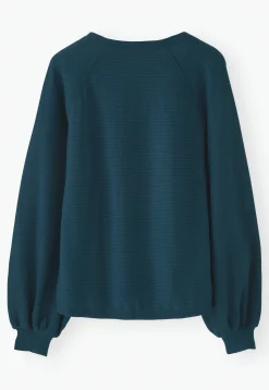 Striped V-Neck Top*Wrap London Outlet