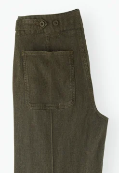 Striped Wide-Leg Trousers*Wrap London Clearance
