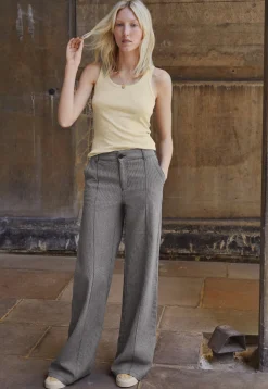 Striped Wide-Leg Trousers*Wrap London Cheap