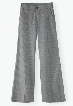Striped Wide-Leg Trousers*Wrap London Cheap