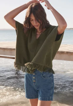 Tassel Poncho*Wrap London Best Sale