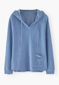 Towelling Hooded Sweatshirt*Wrap London Online