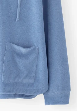 Towelling Hooded Sweatshirt*Wrap London Online