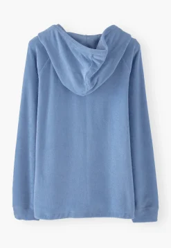 Towelling Hooded Sweatshirt*Wrap London Online