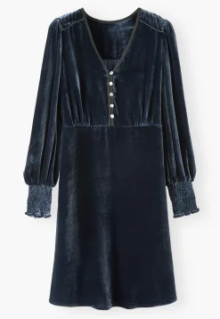 Velvet Dress*Wrap London Discount