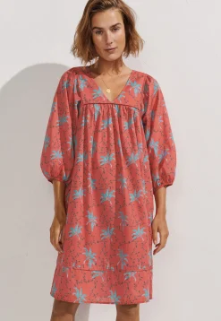 V-Neck Printed Dress*Wrap London Cheap