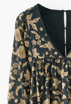 V-Neck Printed Dress*Wrap London Outlet
