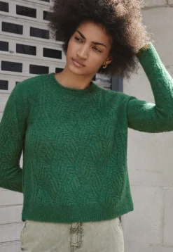 Wave-Stitch Sweater*Wrap London Clearance