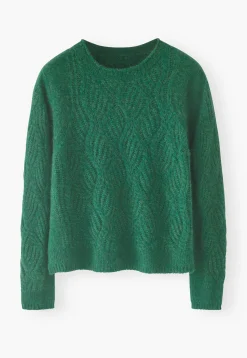 Wave-Stitch Sweater*Wrap London Clearance
