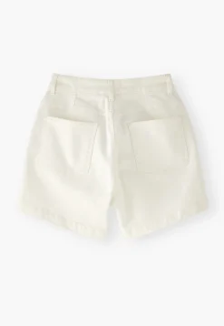 White Denim Shorts*Wrap London Clearance