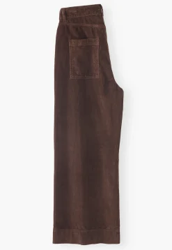 Wide-Leg Cord Trousers*Wrap London Best Sale
