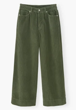 Wide-Leg Cord Trousers*Wrap London Online