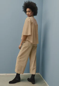 Wide-Leg Cord Trousers*Wrap London Discount