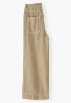 Wide-Leg Cord Trousers*Wrap London Discount