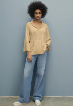 Wide-Sleeve Sweater*Wrap London Fashion