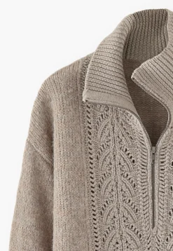 Zip-Neck Sweater*Wrap London Clearance