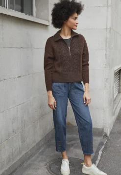 Zip-Neck Sweater*Wrap London New