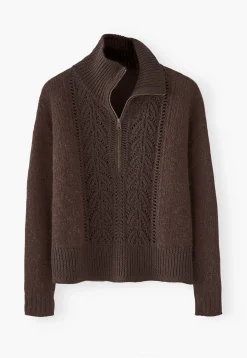 Zip-Neck Sweater*Wrap London New