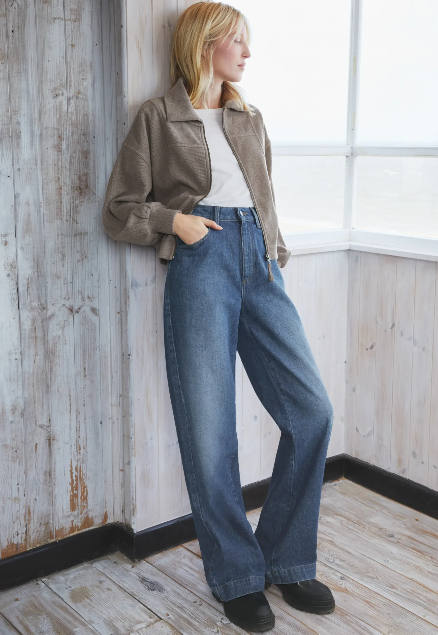 Zip-Up Jacket*Wrap London Cheap